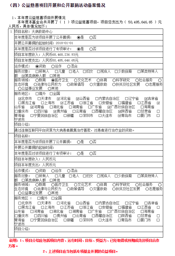 2018年泰山慈善基金会年度检查报告(图6)