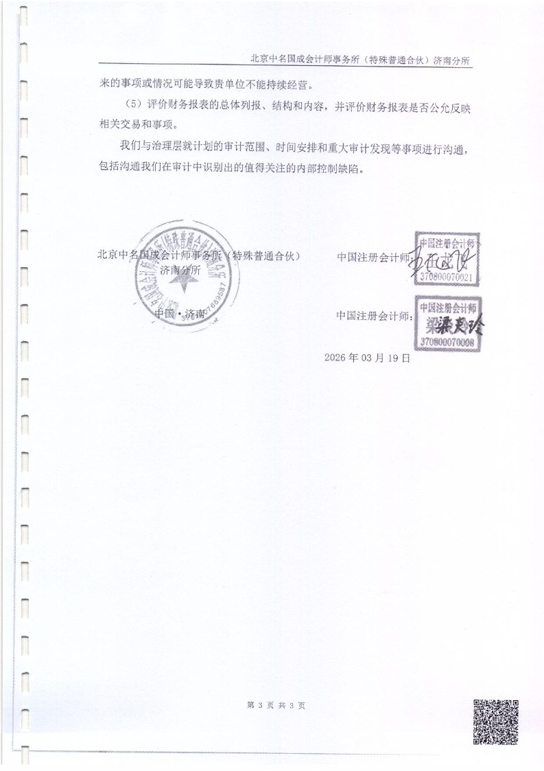 泰山慈善基金会2025年审计报告(图5)