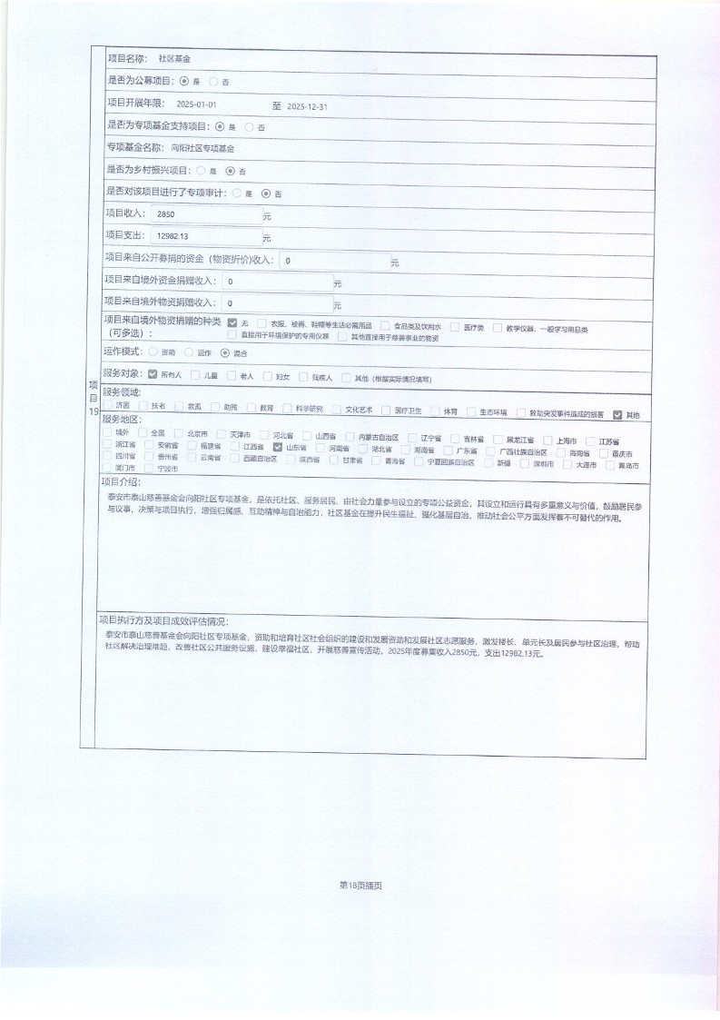 泰山慈善基金会2025年年报(图44)